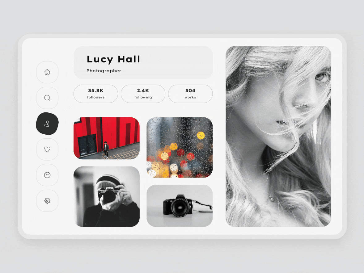 Social media app design social media ui ux
