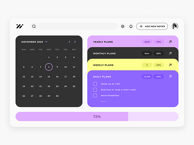 PLANNER app design planner ui ux