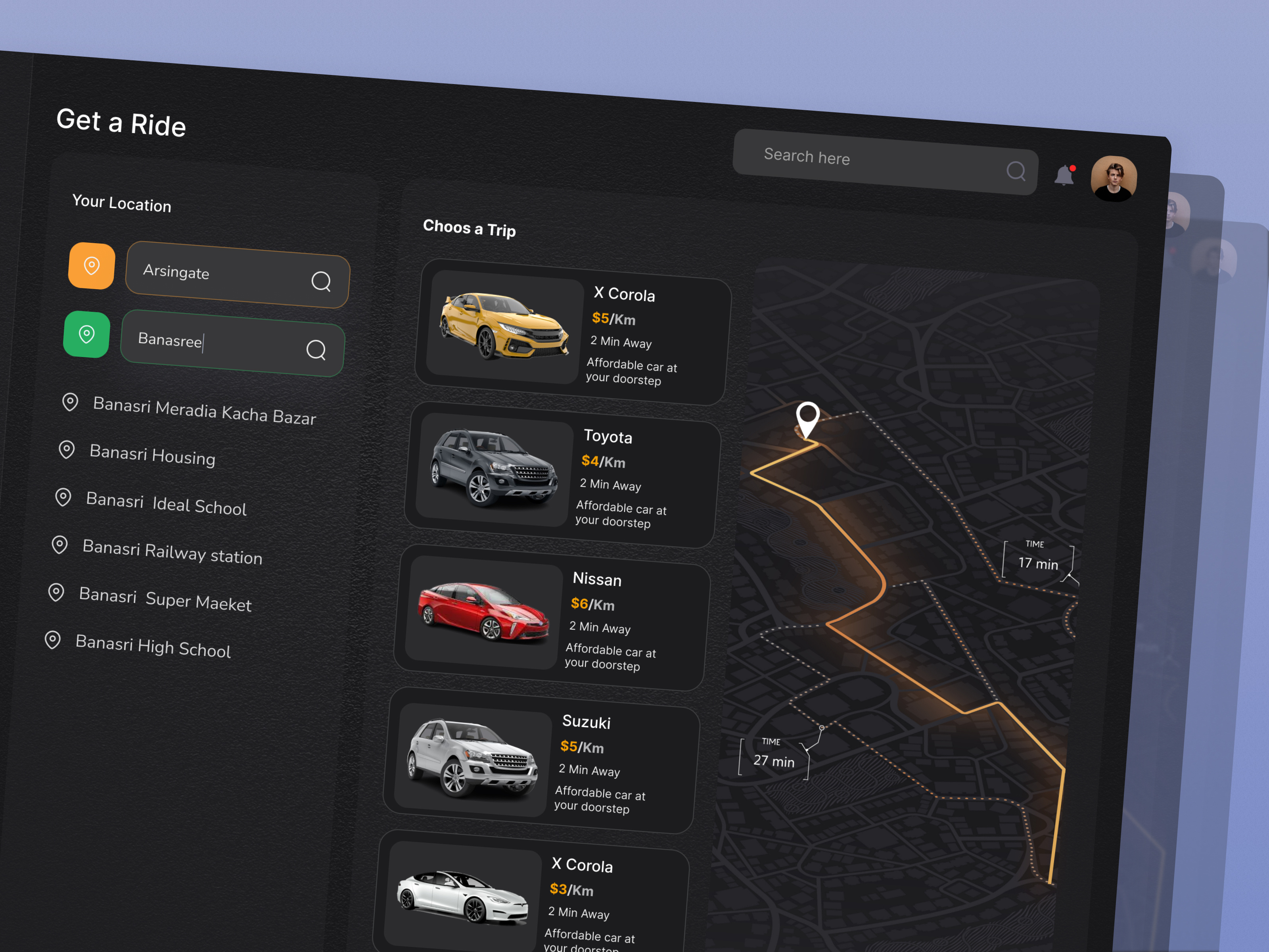 Car Rental Dashboard by Ahsan Technologies Ltd on Dribbble