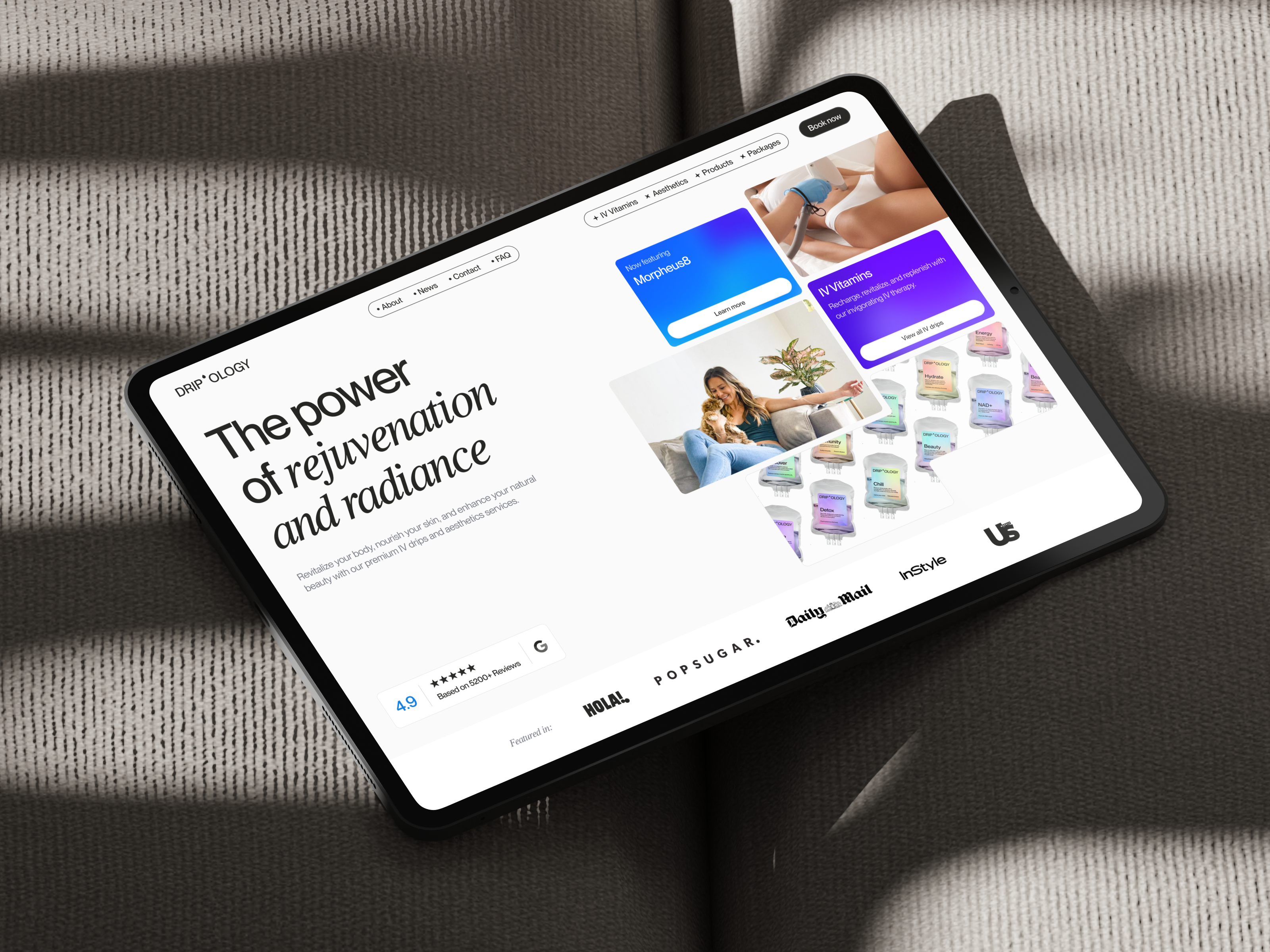 Example of Corporate Website Design