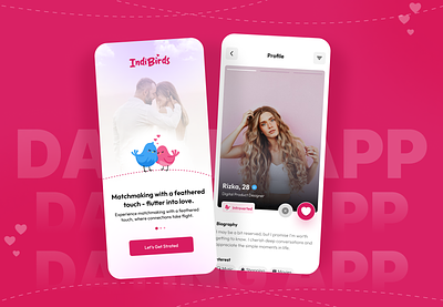 Dating App Design app application creative dating dating app logo love marriage mobile ap research ui ui ux