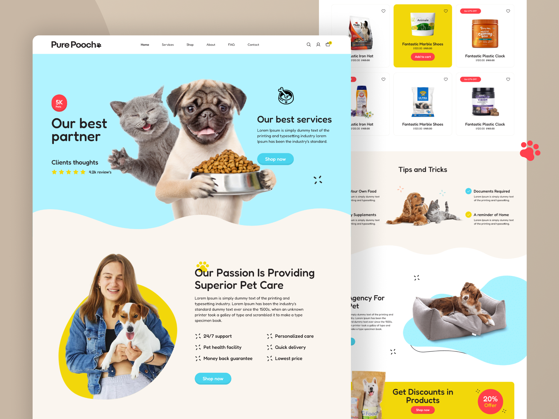 Example of Product Shopify Website Design
