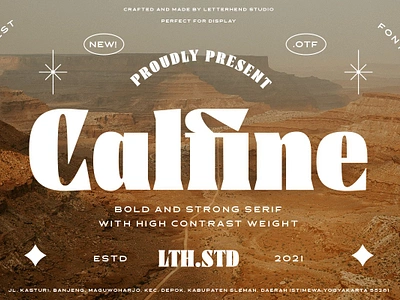 Calfine - Bold Serif bold serif bold serif font headline font high contrast font hipster font magazine font retro font serif font strong font strong serif title font vintage font