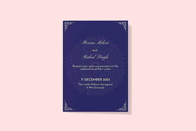 Indian Wedding Invitation branding design graphic design indian wedding invitation invitation design invitation mockup mockup ui ui design wedding wedding invitation wedding invitation design