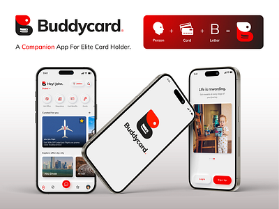 Buddycard Application- Logo & Branding app brand marketing branding collateral collaterals graphic design logo logo design logo formation logo idea mobile app product design uiux visual design