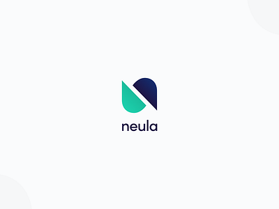 Rebranding Neula app branding design gradient green logo mark monogram symbol type typograpgy