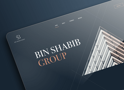 Bin Shabib Group - Real Estate Website desktop development real estate realtor ui web web design