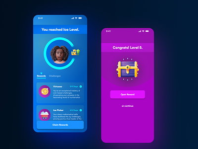 Mobile Illusion Quest: Elevate Your Gaming Experience app application design experience games gaming gaming application illustration mobile progress illusion rewards screen ui ux