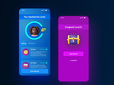 Mobile Illusion Quest: Elevate Your Gaming Experience app application design experience games gaming gaming application illustration mobile progress illusion rewards screen ui ux