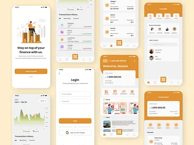 Monetera - Investment App design finance finance control invest investment investment app investment mobile app mobile mobile app mobile app design payment transaction transfer ui ui design ui ux ux ux design