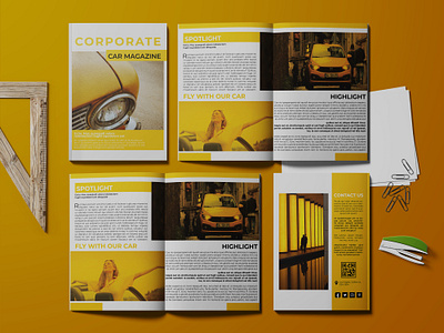 Corporate Car Magazine - Design business outlook corporate design graphic design magazine design modern print design