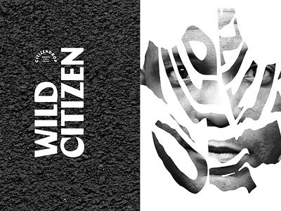 Wild Citizen beer belgium branding graphic design handmade label logo scanography visual identity