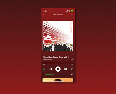 Music Player Design dailyui figma graphic design ios mobile app mobile design ui uiux user interface uxui