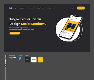 Social Media Services animation branding graphic design ui