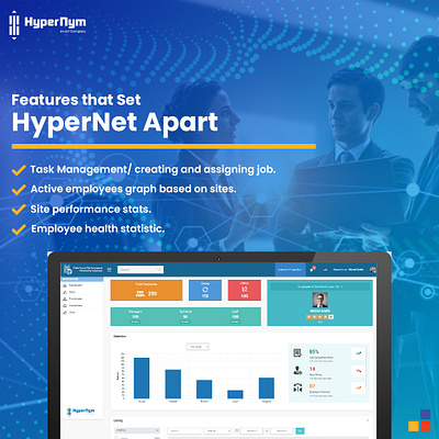 Features that set Hypernet Apart branding creative design fleetmanagement graphic design so socialmediapost