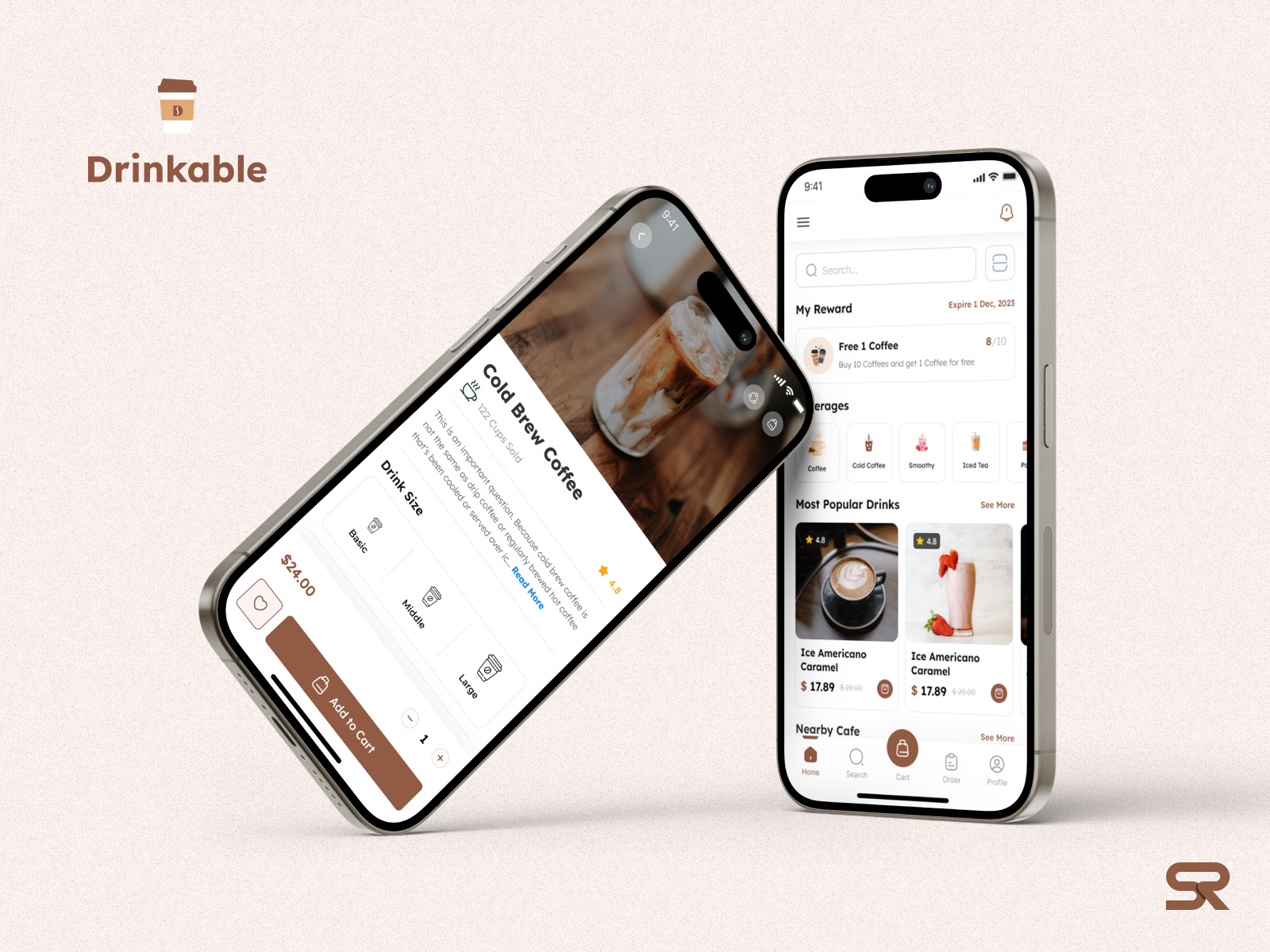 Drinkable Coffee Shop App Design by Samsad Rashid on Dribbble