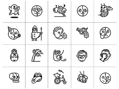 Gertrude Typeface: Emoji Set art branding color custom font futura graphic design illustrations motion design motion graphics paintings sans serif serif typeface visual identity