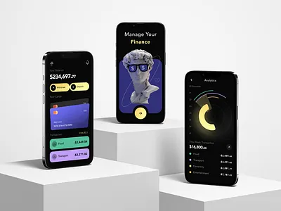 Manage Your Finance App Concept - Alenn.design 🔥 app app design bank banking concep design design app dribbble post finance finance app fintech freelance ios mobile app mobile app design mobile design mobile ui prototype ui ux