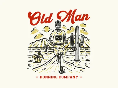 Old Man - Tshirt design apparel design badge design design graphic design illustration logo tshirtdesign ui vintage vintage design