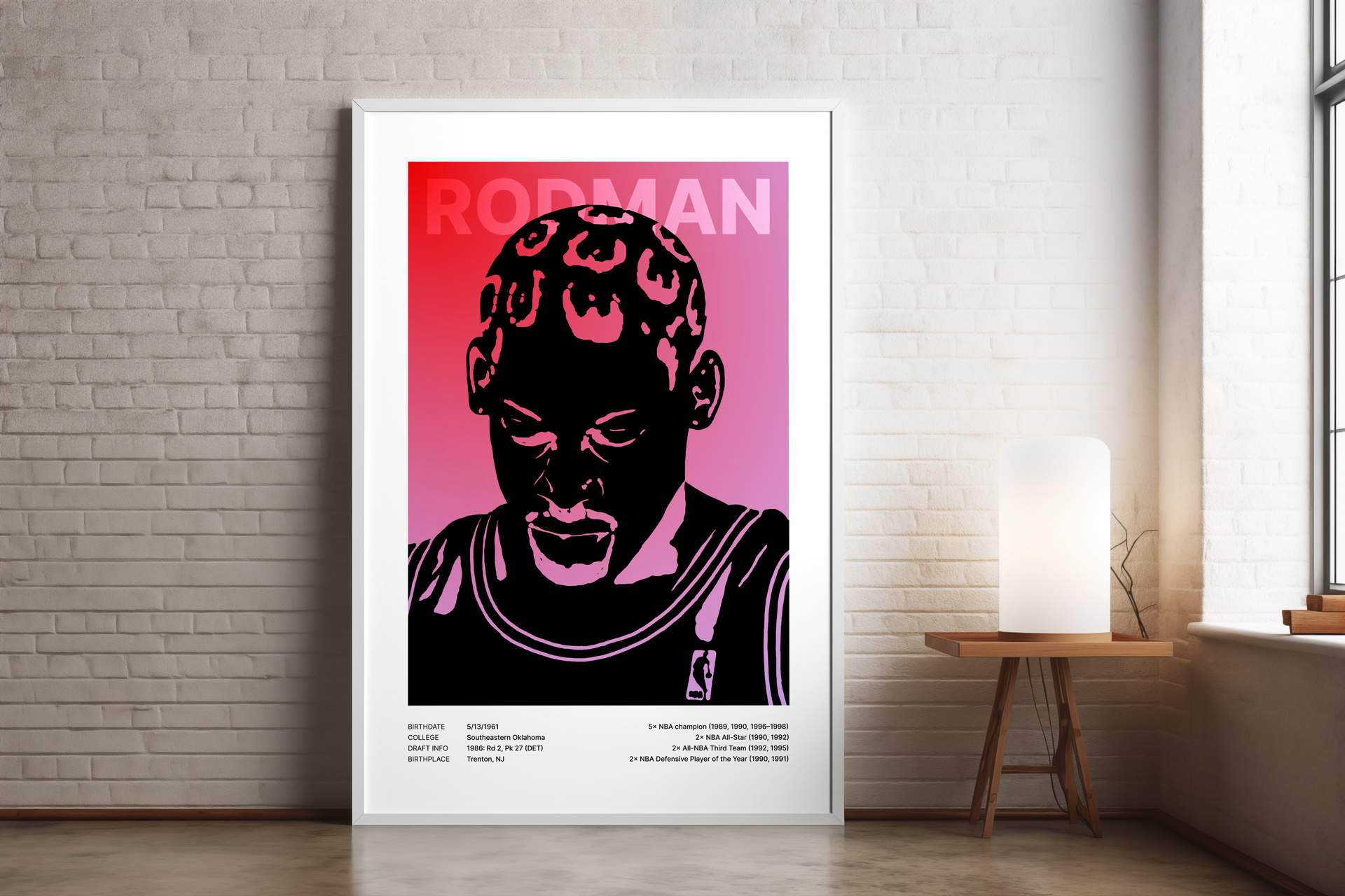 NBA Poster Design design graphic design illustration typography ui