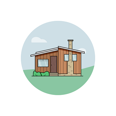 Cottage 1 illustration vector