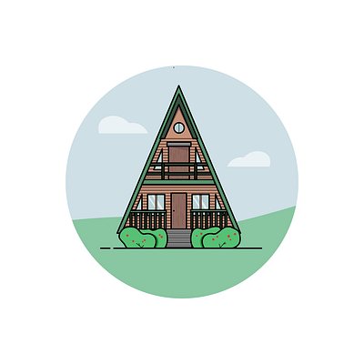 Cottage 2 illustration vector