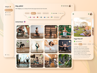 Multi-Platform For Yoga adaptive app design dashboard dashboard ui excercise health health app lifestyle mobile ui mobiledesign multi platform sport sport app traning ui user user experience userinterface ux yoga