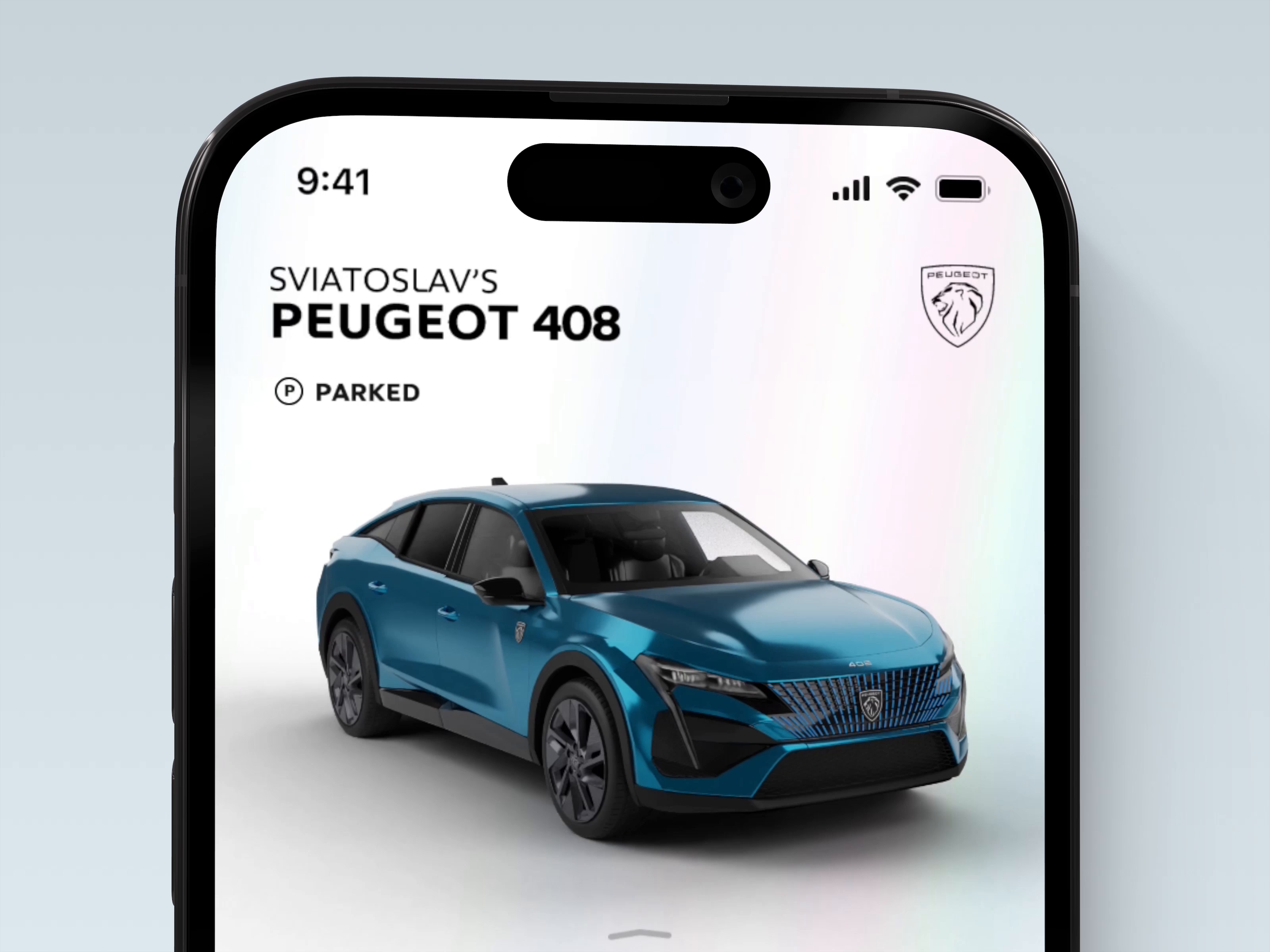 Example of MyPeugeot App Redesign Concept