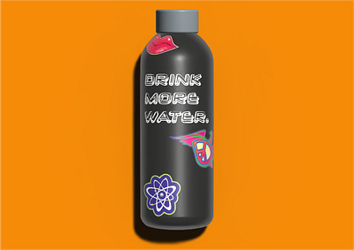 A 3D BOTTLE 3d illustartor