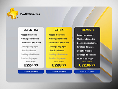 Pricing - PsPlus 030 🎮 #DailyUI app branding dailyui design graphic design illustration logo motion graphics playstation playstationplus ps5 psplus ui uidesign uxui