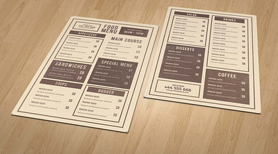 English Menu Design design food menu graphic folks menu