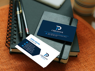 Simple Business Card Design branding business card business card design design flyer flyer design graphic design illustration logo ui