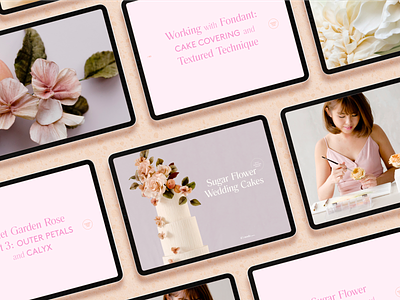 If I Made x Winifred Kristé — Part 3 art direction brand branding cake design design digital digital course flowers graphic design layout logo online course type typography wedding cake weddings