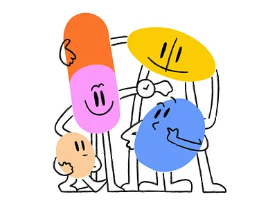 Vitamin Time brand illustration character character design character drawing character illustration custom illustration digital illustration illustration illustration studio qillo qillo studio vector vector illustration vitamins