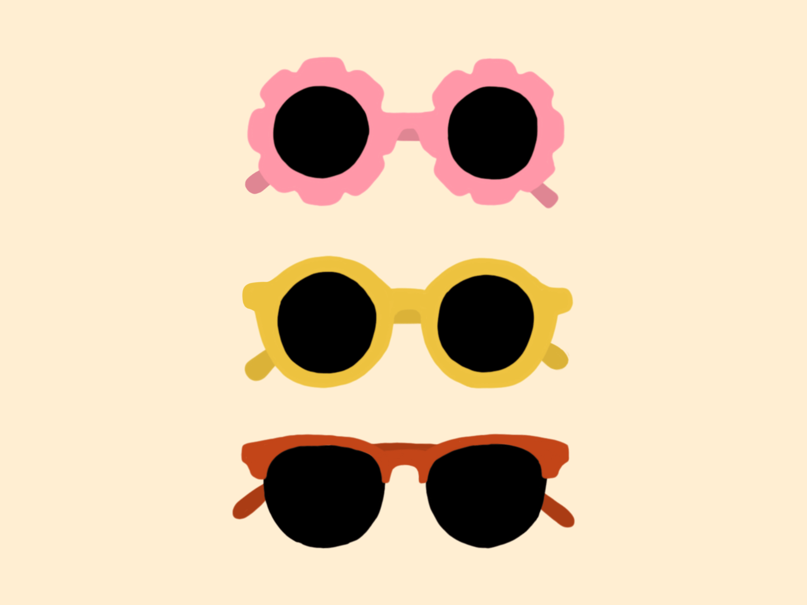 Sunglasses illustration sunglasses