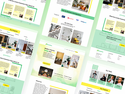 Interior Web Design figma mockups responsive website design ui ui design uiux design ux design website design