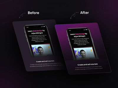 Card Design UI UX audit card communication componet cource creators design system designer improvement landing page nishar saas web design web3 website website design