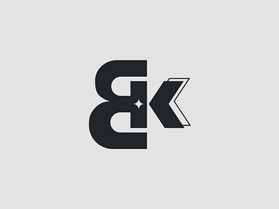Letter BK Logo branding design graphic design letter logo logo logo design