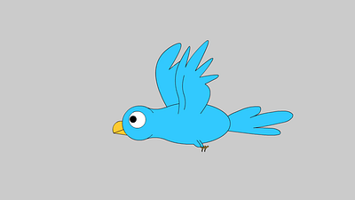 2D Bird Animation 2d animation