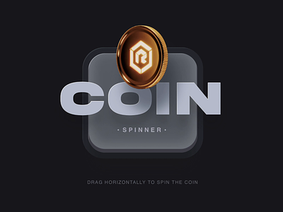 3D Coin Spinner 3d animation blender codepen coin design gold grey gsap interactive js modern render skeuomorphism spinner texture token ui