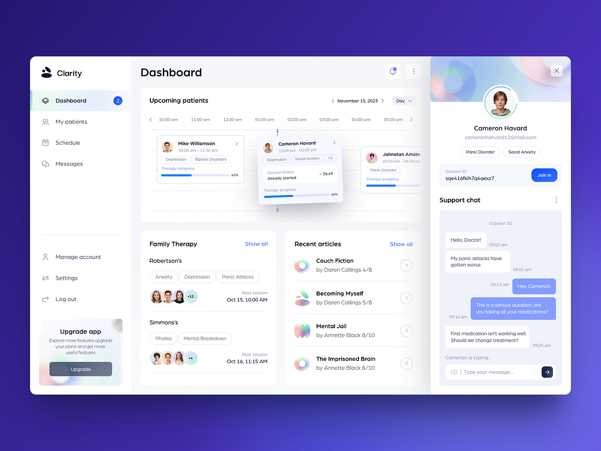 Clarity - SaaS Dashboard by Arounda UI/UX for Arounda on Dribbble