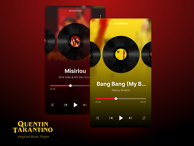 Generic Music Player dailyuichallenge music music player ui vinyl