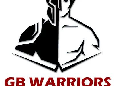 GB Warriors Logo Design branding graphic design illustration logo vector