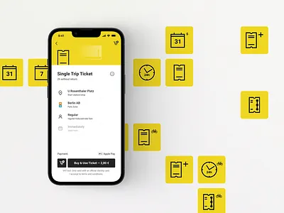 Ticket Detail app buy configure detail ios list mobile public transportation purchase ticket ui ux