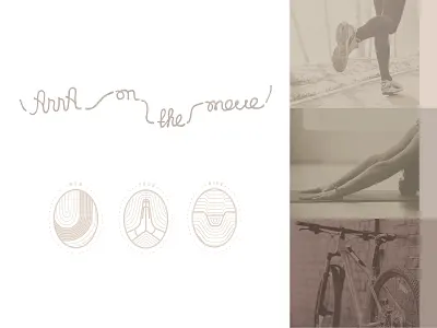 Anna on the move branding design graphic design logo typography