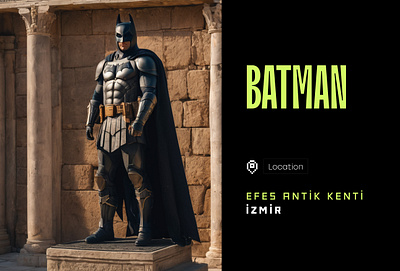 Batman in Turkey ai batman efes efesantik fantastic gencraft izmir location turkey yapayzeka