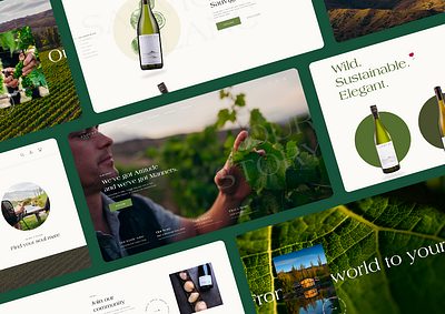Cloudy Bay Vineyards - LVMH art direction bottles cloudy bay ecommerce elegant graphic design green interaction interface lvmh product design shop ui ui design user interface web design website wine winery wineyard