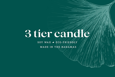 3 tier candle logo bahamas bahamian designer brand brand design brand identity branding candle brand candle brand identity candle branding candle logo design eco friendly graphic design logo logo design made in the bahamas rebrand rebranding