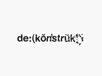 de:(kŏn'strŭkt')™ - Typography Exhibition