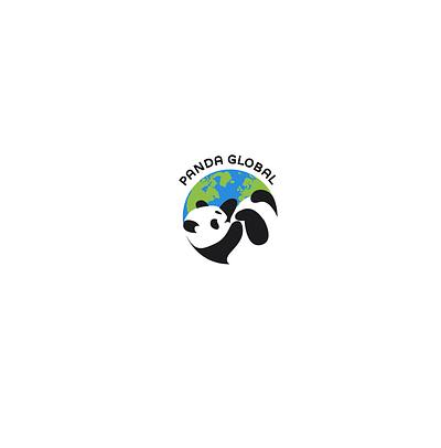 Panda Global - Logo dailylogochallenge design global graphic graphic design panda panda global vector